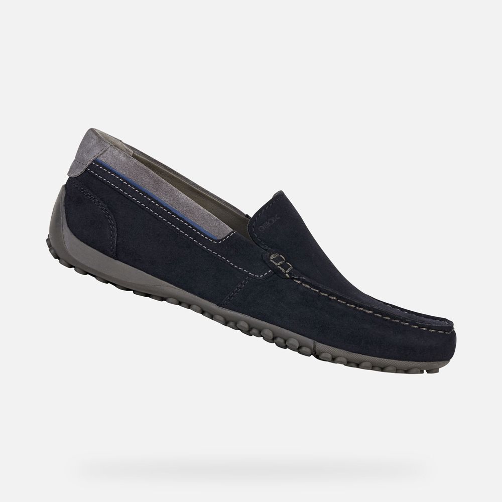 Geox Erkek Loafers Lacivert - Snake - ASN-120568